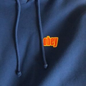 Blue Obey Hoodie